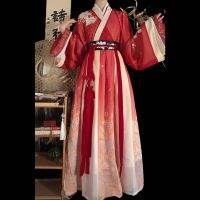 Hanfu 3ชิ้น/เซ็ตเครื่องแต่งกายผู้หญิงจีนโบราณ WeiJin ชุดราชวงศ์โอเรียนเต็ลชุดเจ้าหญิงเต้นรำอย่างสง่างาม