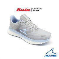 Bata บาจา POWER รองเท้ากีฬาวิ่ง แบบผูกเชือก สำหรับผู้หญิง รุ่น Xorise+ 500 GT นุ่มเด้งกลับรับแรงกระแทก  สีเทา รหัส 5182940