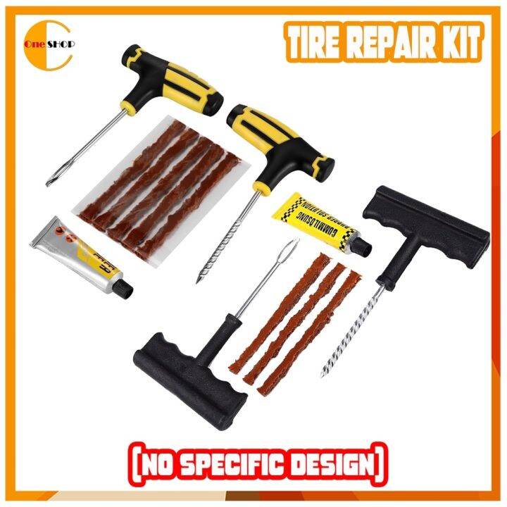 Auto Car Tubeless Tyre Puncture Plug Repair Tools Kit ( NO SPECIFIC