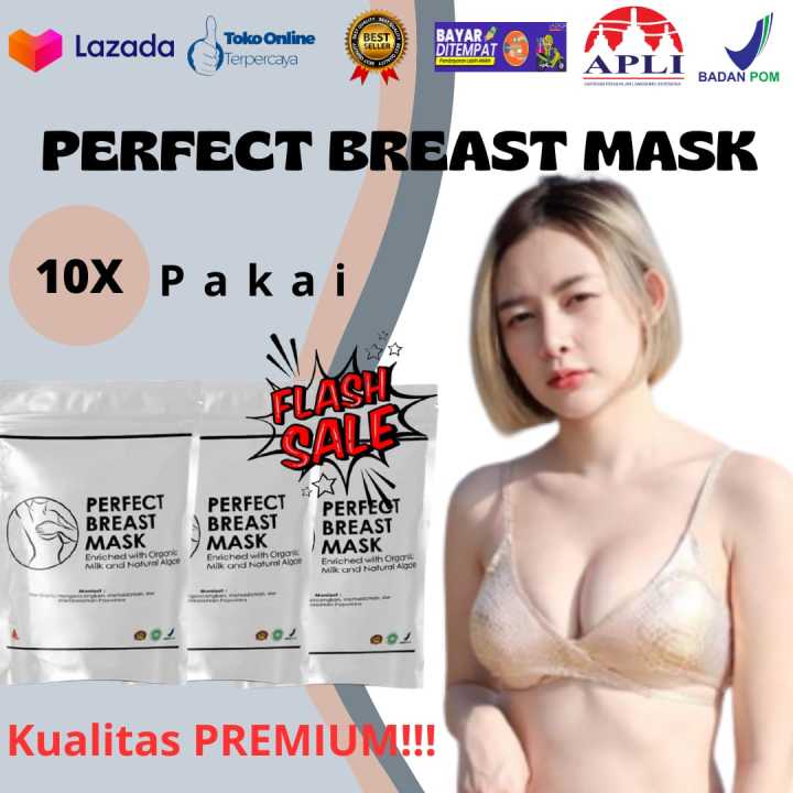 Perfect Breast Mask 10x Pakai 100 Original Pembesar Payudara Pengencang Payudara