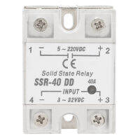 SSR-40 DD 40A 5-220VDC Solid State Relay สำหรับระบบอัตโนมัติอุตสาหกรรมกระบวนการ