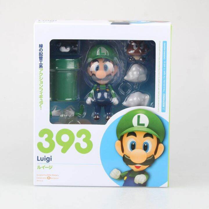 nendoroid-mario-ของเล่นในตลาด10cm-ของเล่นตุ๊กตาขยับแขนขาได้ตุ๊กตา-pvc-393-kwaii-สำหรับของขวัญวันเกิดเด็ก