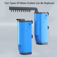 220/240V Aquarium Fish Tank Built-in Filter Aeration Water Purifier Internal Submersible Pump Oxygenation Filter Pump For Fish Filters Accessories