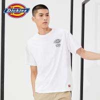 2023 NewDickies แขนสั้นเสื้อยืดผู้ชายสบายๆพิมพ์การออกแบบฤดูร้อนใหม่คนรักชุดผ้าฝ้ายแท้ทุกการจับคู่10364แขนสั้น