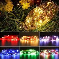 2/3/5/10m LED Lighting Strings USB/Battery Copper Wire Fairy Lights Party Wedding Garland Christmas Decor Flashing String Lights