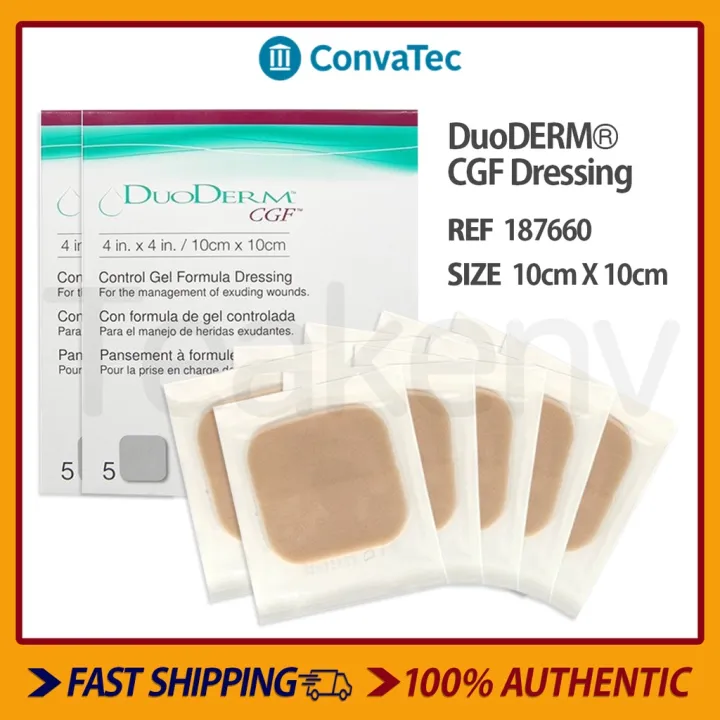 ConvaTec 187660 - DuoDERM CGF Sterile Self Adherent Wound Dressing - 4 ...