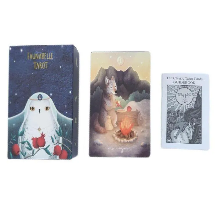 Aesthetic Mini Tarot Cards Moonlight Crystal Cute Pastel