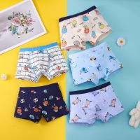 (TER)Children Boy Briefs 100% Cotton Soft Toddler Cartoon Girl Short Panties Kid Underwear for Infant Boy Teen Underpant 2 -15 Years