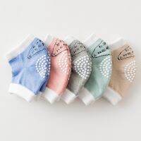 3pair Summer Infant Knee Pads Plain Color Glue Point Anti-Slip Children Knee Breathable Movement Baby Crawling Elbow Pads
