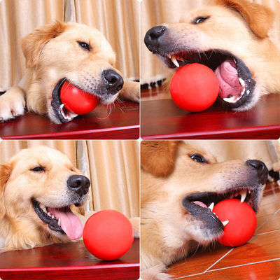 MI ลูกบอลเด้งดึ๋งยางแข็งของเล่นสัตว์เลี้ยงสำหรับสุนัขกัดลูกบอลทนฝึกการกัดสำหรับบดฟันลูกสุนัข