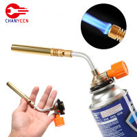 แบบพกพาเชื่อมแก๊ส Burner เปลวไฟแก๊สไฟฉาย Flame Blowtorch ทำอาหาร Soldering Butane ไฟแช็กความร้อนเชื่อม Accessories