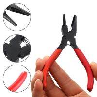 Cutting Pliers Concave Pliers Beading Jewelry Tool 12.5cm(4-7/8") Red Small Handle Twisted Ring Sharp Cutting Pliers 1Pcs