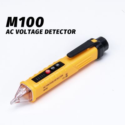 12V-1000V Electric Tester Non Contact AC Voltage Detector Sensitivity Adjustable Pen Style Tester Meter Voltage Indicator Voltme