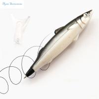 AGSEE น่ารักสร้างสรรค์อุปกรณ์การเรียนเครื่องเขียนจำลองขนาด0.5มม. ปากการูปปลาปากกาปลาทะเลปากกาลูกลื่นปากกาลูกลื่น