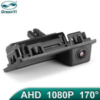 GreenYi 170 ° HD 1920X1080P Night Vision รถด้านหลังดูกล้องสำหรับ Audi A4L VW Teramont C TREK Touran L Tiguan Wagen Skoda