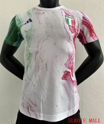เสื้ออิตาลี23/24คุณภาพสูงเสื้อเสื้อแข่งฟุตบอลรุ่นผู้เล่น