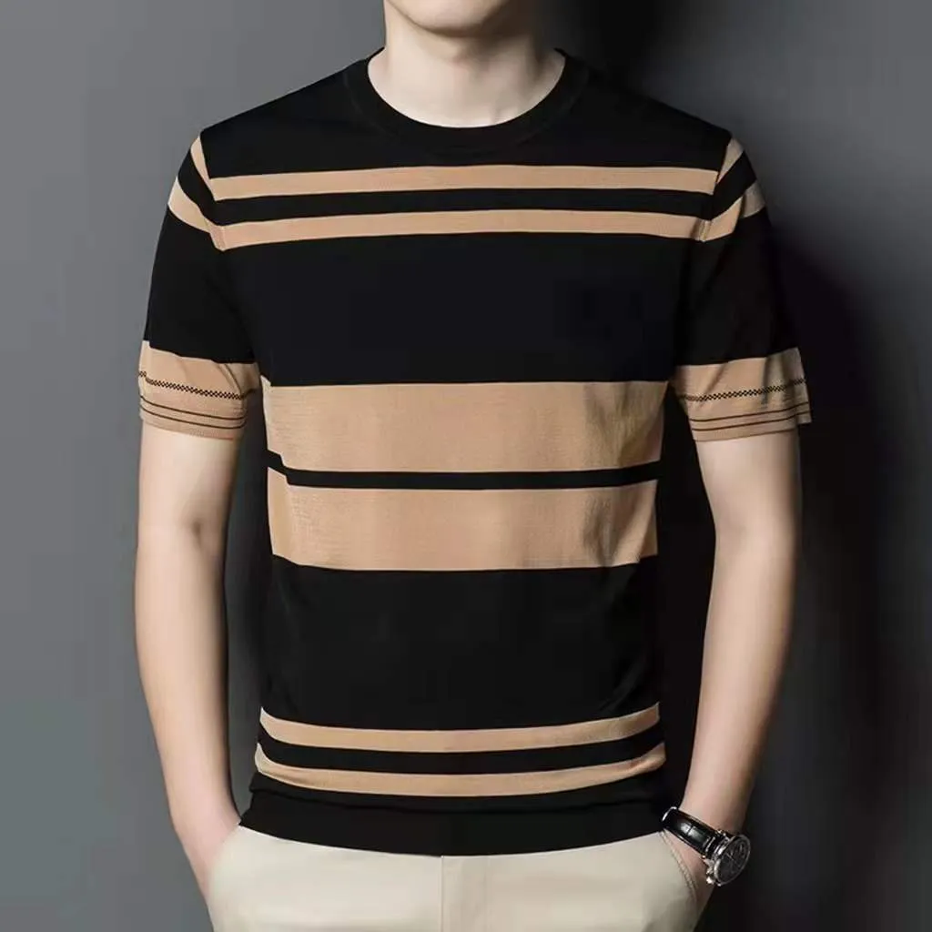 Men's Short-sleeved Simple Round Neck Trend Tshirt | Lazada PH