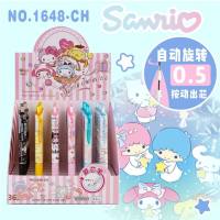 Sanrio ดินสอกด36ชิ้น0.5มิลลิเมตรนักเรียนการ์ตูนปากกาดินสอ Kuromi Melody Hello Kitty เครื่องเขียนน่ารัก