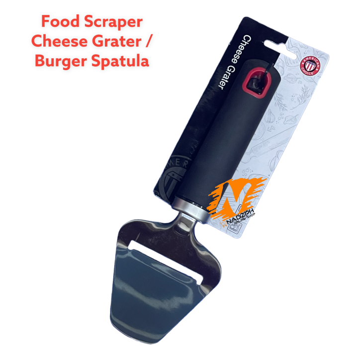 Cheese Slicer Patty Scraper Spatula Stainless Steel Spatula Scraper