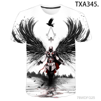 2023 New Assassin Creed 3d T Shirt Printed Men Custom Network Game Tshirts Hip Hop Anime Tops Mens T-Shirt（free custom NAME&amp;LOGO) Summer Fashion T-shirt