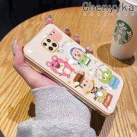 เคส Chenyyka สำหรับ Xiaomi MI POCO M2 Pro Redmi Note 9S Note 9 Pro การ์ตูนทอยสตอรี่ไม้น้ำหนักเบาเคสซิลิโคนขอบนิ่มกันกระแทกแฟชั่นหรูหราเคสโทรศัพท์คลุมทั้งหมดป้องกันเลนส์กล้อง