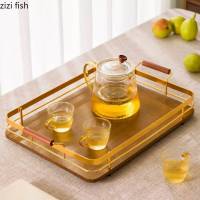 ถาดเสิร์ฟ สไตล์นอร์ดิก ถาดไม้ 35*25*6.5CM Wooden Tray