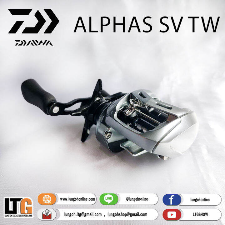 DAIWA ALPHAS SV TW800S Baitcasting Reel - Right/Left Handle For All Fishing Styles