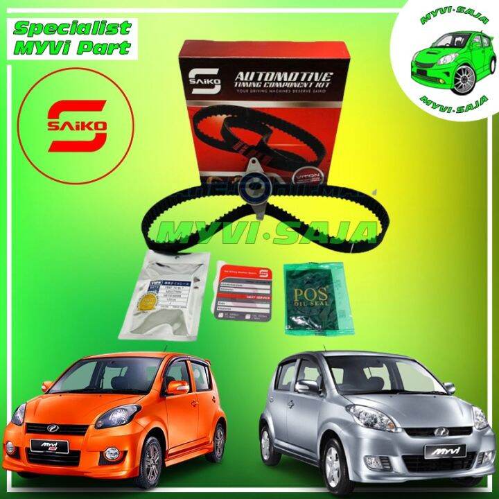 PERODUA KELISA KENALI VIVA 850/1.0 MYVI 1.0 TIMING BELT KIT SET SAIKO