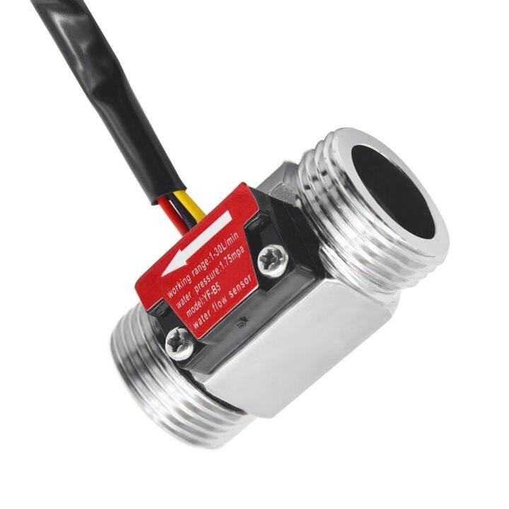 Keyestduio DC5 15V YFB5 G3/4 Stainless Steel Water Flow Sensor
