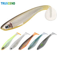 【12 ชิ้น TRUSCEND เหยื่อตกปลานุ่ม Paddle Tail Swimbaits ตกปลา เหยื่อตกปลาพรีเมี่ยมสำหรับเหยื่อน้ำจืดน้ำเค็ม