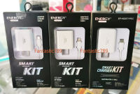 ? หัวชาร์จ  เร็ว 2.4A พร้อมสายชาร์จ ENERGY  คุณภาพดี  สำหรับ  Micro USB / Type-C / Iphone  ?