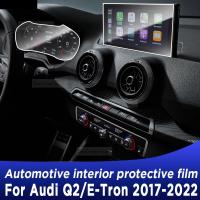 สำหรับ Audi Q2E-Tron 2022แผงเกียร์หน้าจอนำทางภายในรถยนต์ TPU ป้องกันฟิล์ม Anti-Scratch อุปกรณ์เสริม