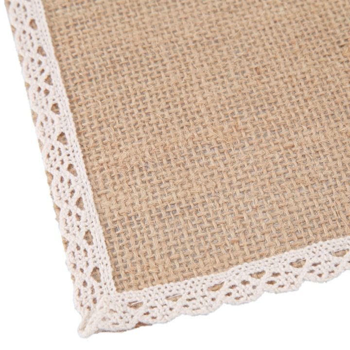 8pcs-linen-table-mat-lace-placemat-set-natural-jute-woven-tableware-mat-wedding-party-decoration