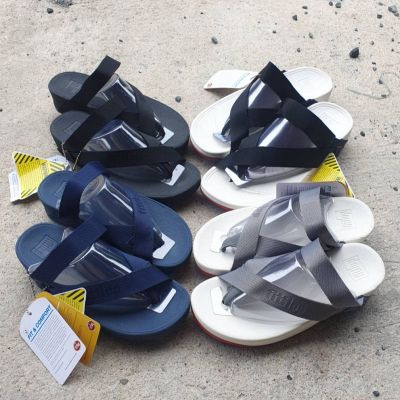 รองเท้า FitFlop ผู้ชาย &amp; ผู้หญิง Size 36---44 งานสายปั๊มโลโก้ FitFlop # รองเท้าเพื่อสุขภาพ พื้นนุ่ม สายสลิง ใส่ทนทาน ไม่ขาดง่าย รับรองสินค้าตรงปก