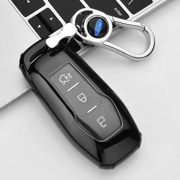 ychic-หุ้มกุญแจรถ-tpu-pc-ford-edge-จี้พวงกุญแจโลหะฟอร์ด-ที่ใส่กุญแจ-แหวนพวงกุญแจ-ปลอกสำหรับ-ford-ขอบ-keyfob-ใหม่-mondeo-explorer-mustang