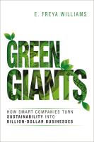 หนังสืออังกฤษใหม่ Green Giants : How Smart Companies Turn Sustainability into Billion-Dollar Businesses [Hardcover]