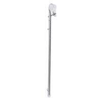 ♕♚ Stainless Steel Marine Yacht Kayaking Diving 16 Rail Mount Flag Staff Pole - Silver Surface polishing glossy and lustrous