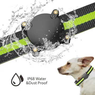 Airtag Dog Collar, IP68 Waterproof Air Tag Dog Collar Holder, Reflective,  Ultra