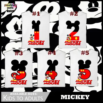 mickey mouse numbers 1 10