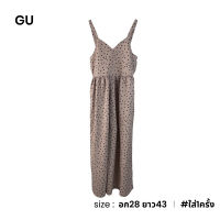 GU | เดรสสายเดี่ยวลาย Polka dot