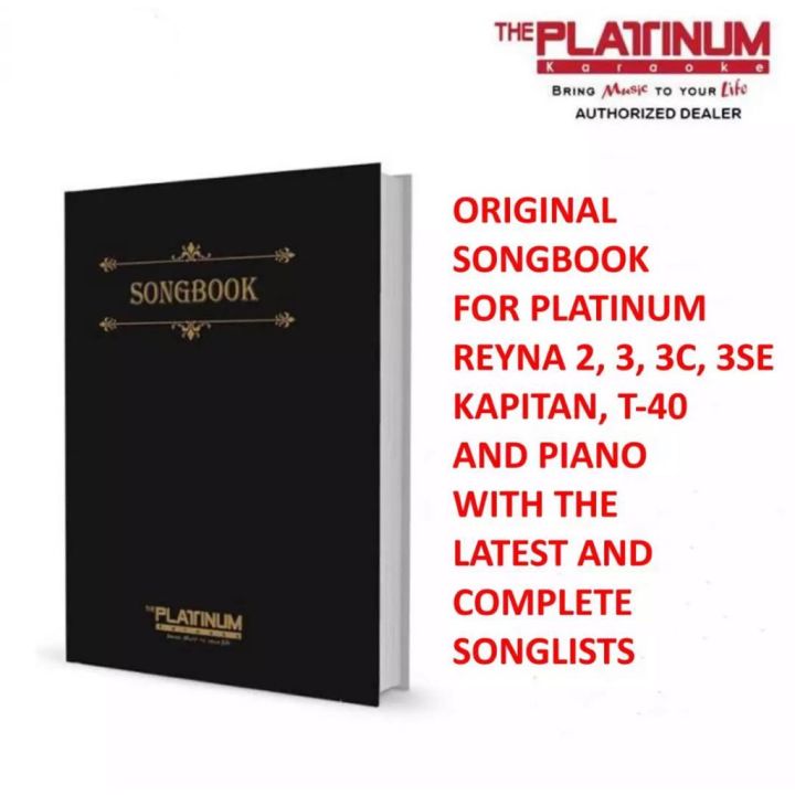 The Platinum Songbook with Update Full Songlist (Songbook Only) Lazada PH