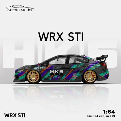 **Pre-Order** Auroramodel AM 1:64 WRX STI HKS Limited999 Diecast Model Car