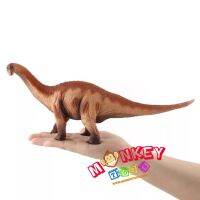 Monkey Toys - โมเดล ไดโนเสาร์ Brontosaurus ส้ม ขนาด 33.00 CM (จากหาดใหญ่)