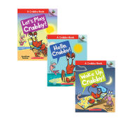 A crabby Book Hello little crab 3 English original acorn learning music big tree sister chapter oak series childrens full-color funny story book extra-curricular bridge Chapter Book