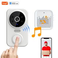 ✿✐♚ 2023 New (Build-in Battery) With Camera Tuya Smart Life Mini Wireless Video Doorbell With Camera Wide Angle Smart Visual