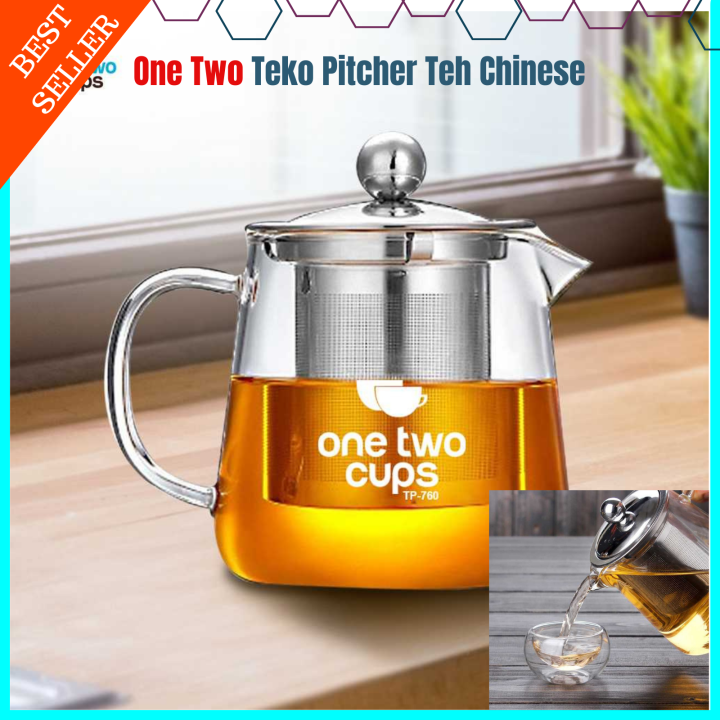 One Two Cups Teko Pitcher Teh Chinese Teapot Maker Tp 760 Gelas Teko Pembuat Teh Dengan 9774