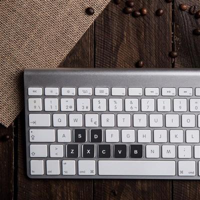 【cw】Keyboard Stickers English Computer Laptop Notebook Letter Protector Skin Cover Replacement Sticker Decals Decorative Desktop ！