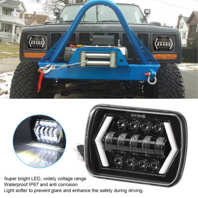 Autos LED Headlamp Anti Glare 5x7in Car headlights for Trucks