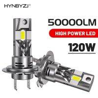 HYNBYZJ H7 9005 H11 LED Headlight 1:1 Mini Size Headlamp 120W 50000LM  Car Lamps Super Bright Plug and Play Car Headlight Bulbs Bulbs  LEDs  HIDs