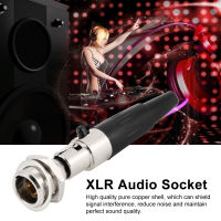 XLR ลงท้ายหัวต่อ XLR 5ชิ้นสำหรับเสียบแจ็คหูฟัง